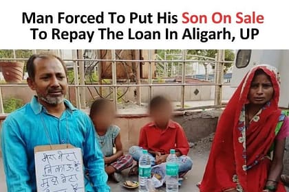 Video Viral: Man forced to Put his Son on Sale to Repay the loan in Aligarh, UP